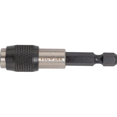 Porte-embout 1/4 pouce F 6,3 1/4 pouce C 6,3 SWF L.60mm TECWERK (1/4)