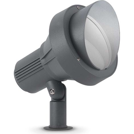 Piantana Moderna Da Esterno Terra Alluminio Antracite 1 Luce E27 (1/4)