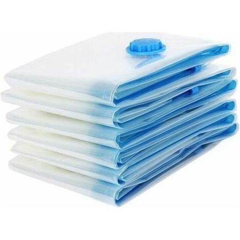 Set of 6 vacuum storage bags 80 x 100 cm, vacuum travel bags, reusable vacuum storage bags (1/5)