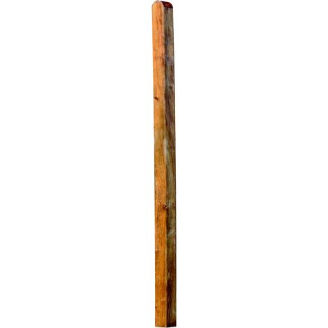 Pfosten BRAUN Kopf gerundet 9x9x110 cm