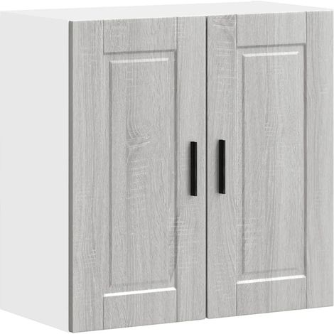 Armario de pared de cocina moderno con amplio espacio de almacenamiento 60 x 31 x 60 cm fabricado en madera de ingeniería Sonoma gris 020050368 (1/5)