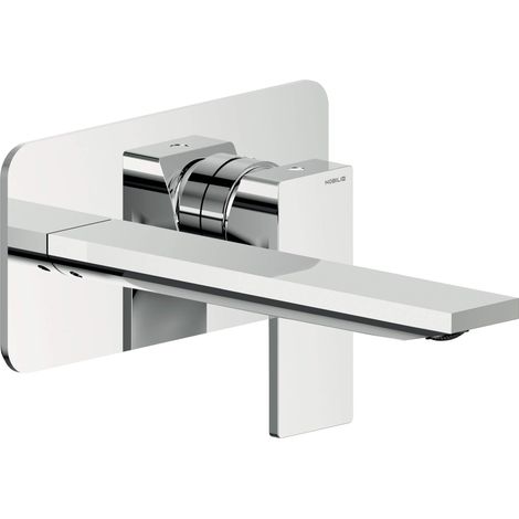 Miscelatore per lavabo a parete parte esterna bocca 20 cm Nobili Seven SE124198/1CR  Cromo (1/2)