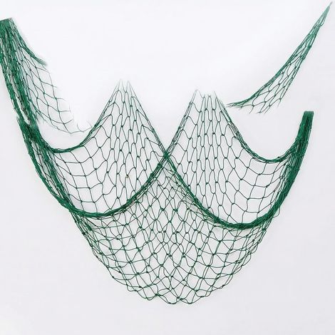 Fischernetz, 150 x 200 cm, Baumwolle, Wanddekoration, maritimer Stil, für Zuhause, Party (1/5)