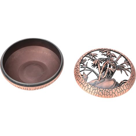 Brûleur d'encens classique en porcelaine, en forme de spirale anti-moustiques, pour la décoration intérieure (02) (1/3)