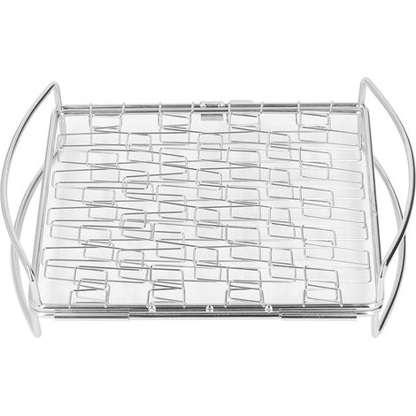 Panier à griller, panier à griller en acier inoxydable, grand panier à griller pliable, accessoires pour barbecue (1/5)