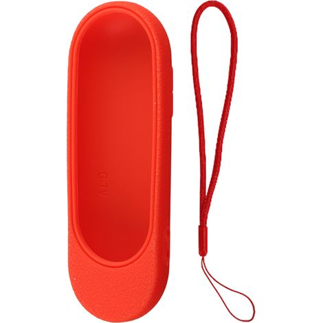 Télécommande TV TIVO 4K intelligente, coque de protection en silicone rouge avec dragonne, étui de sécurité (1/5)