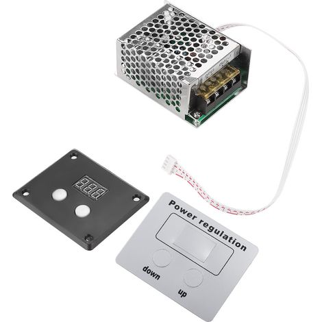 Régulateur de tension numérique SCR 4000 W avec variateur de vitesse et thermostat 220 V CA (1/5)