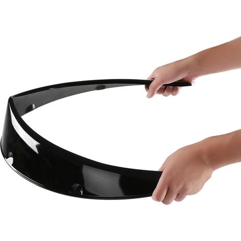 Passages de roues de 850 mm, noir brillant, grande taille, disponibles exclusivement dans les entrepôts à l'étranger. (1/5)