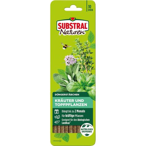 SUBSTRALl® Naturen® Düngerstäbchen Kräuter und Topfpflanzen