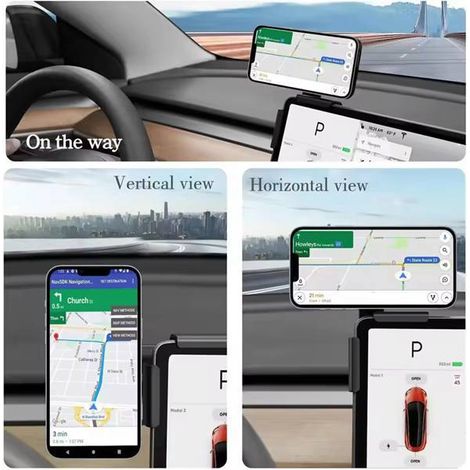 Verstellbare magnetische Handyhalterung für Tesla Model X/S/Y (1/5)