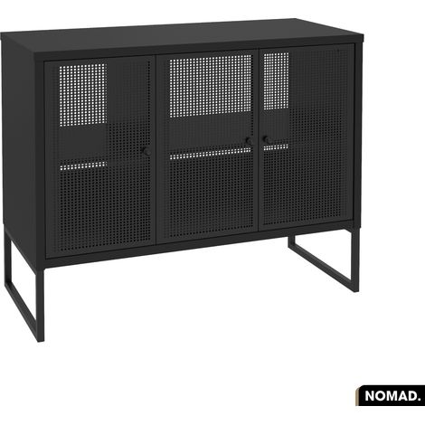 Meuble sous vasque NOMAD NOIR 102 x 80 x 43 cm (1/4)