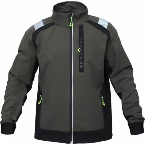 Orlando BoSafety 4-Wege-Stretch-Arbeitsjacke, grün, 4XL