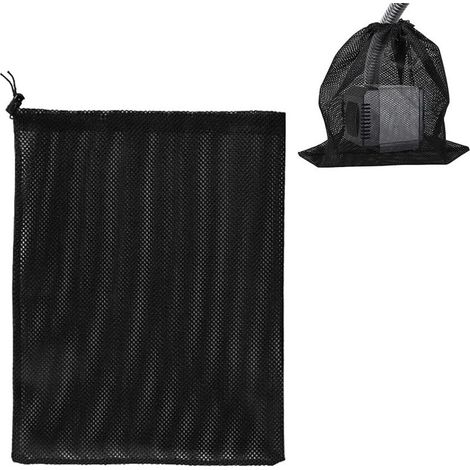 Sac de pompe et filtre, sac en filet pour filtre de pompe à eau domestique (41 31cm, noir) (1/5)