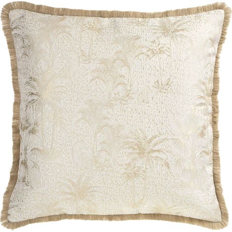 SPORTALM KITZBÜHEL Kissenhülle PALMS - 1 Stück 50x50 cm, Creme