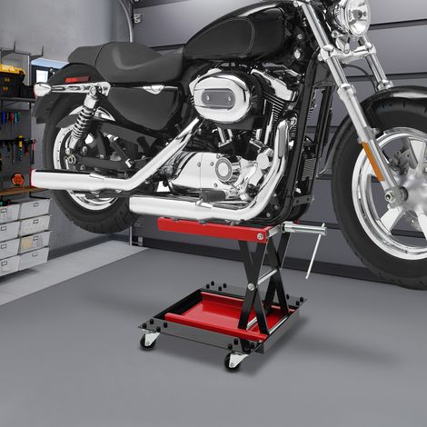 Motorradheber 500kg, Höhenverstellbar, Faltbar, Mit Rädern, Für Wartung & Reparatur (1/5)