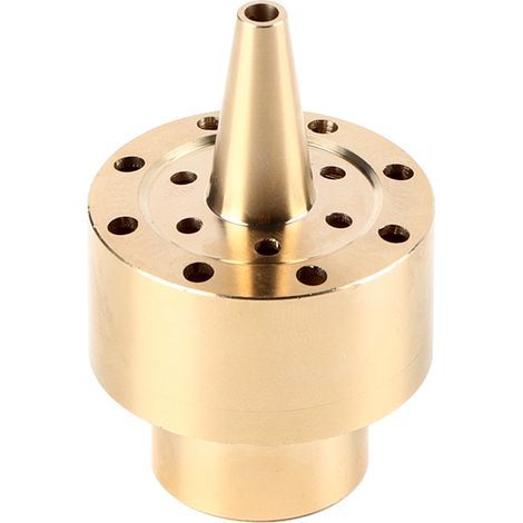 Buse pulvérisateur de Fontaine en Laiton Buse d'eau Sprinkler 1/2"Accessoire Pompe étang pour fontaine à eau de jardin, bassin (1/5)