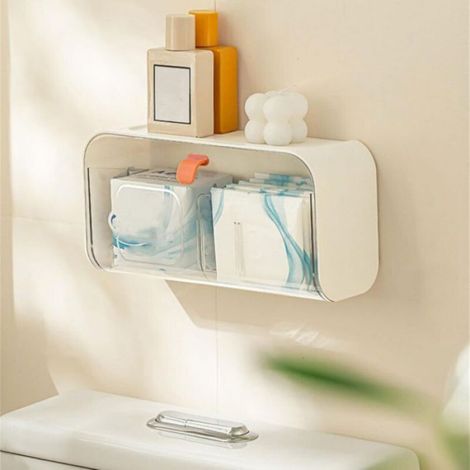 Boîte De Rangement Murale - Pour Bijoux Et Cosmétiques - Salle De Bain Chambre Bureau - 1 Pièce (1/4)