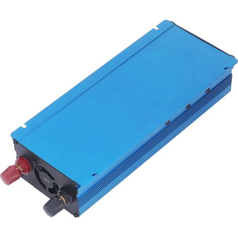Onduleur Pur Sinus 3000W pour Voiture, Convertisseur 12V/220V avec Ventilateur et Port USB, 50Hz (1/5)