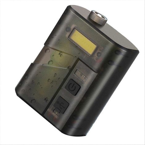 Tragbare Aquarium-Sauerstoffpumpe mit LED-Licht (1/5)