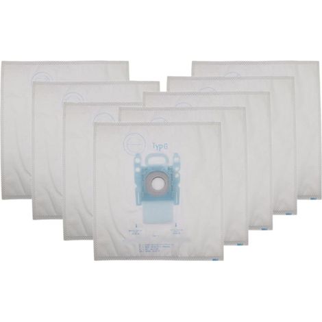 Lot de 8 sacs à poussière de type G compatibles avec les aspirateurs Bosch série G SIEMENS BSGL3126GB, BSG6, BSG7 et GL30 Pro. (1/5)