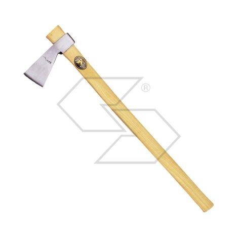 Hache de type Sila avec manche poli de 60 cm poids 350 g