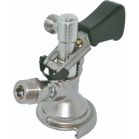 Tête de fut, Tête de soutirage type A - Raccord plat, sortie latérale (contre-taraudage) (1/2)