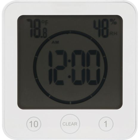 Thermomètre Numérique Extérieur Étanche avec Affichage Digital et Crochet pour Jardin (1/5)