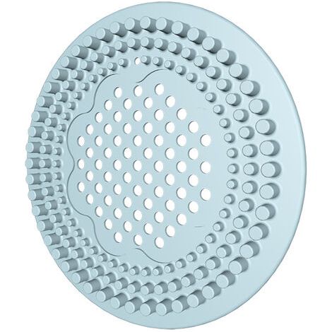 Crépine d'évier, filtre à cheveux pour bonde de piscine, couvercle de bonde de sol rempli de pression anti-obstruction et anti-odeurs pour salle de bain (vert)