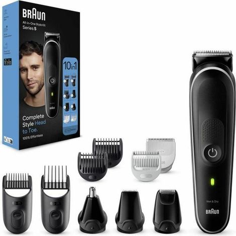 Braun BodyGroomer MGK5440 Regolabarba Senza Fili Nero