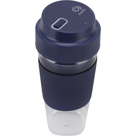 Elektrischer Zitrusentsafterbecher (300 ml), 1200-mAh-Akku, USB-Ladefunktion, tragbar und sicher, ideal für Büro, Zuhause und Reisen (blau). (1/5)