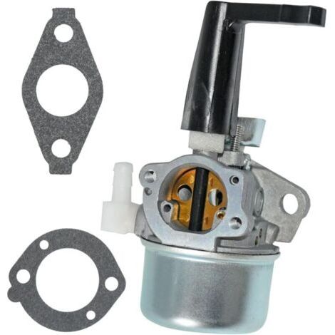 Carburador de motocultor 696065 697422 con kit de juntas de montaje para motores Briggs & Stratton 110402-0206-E1, 110412-0211-E1 y 215369 (1/4)