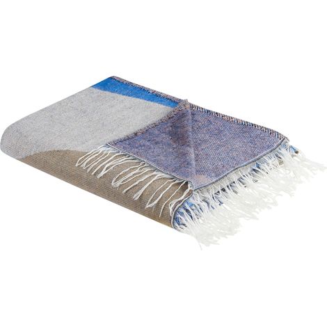 Kuscheldecke YALADI Stoff 130 x 170 cm Bunt