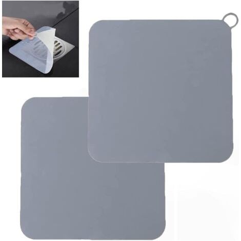 2 Bouchons de vidange de Sol en Silicone Anti-Odeur, Bouchon de vidange en Gel de silice, Couvercle désodorisant Anti-Odeur, désodorisation des (1/5)