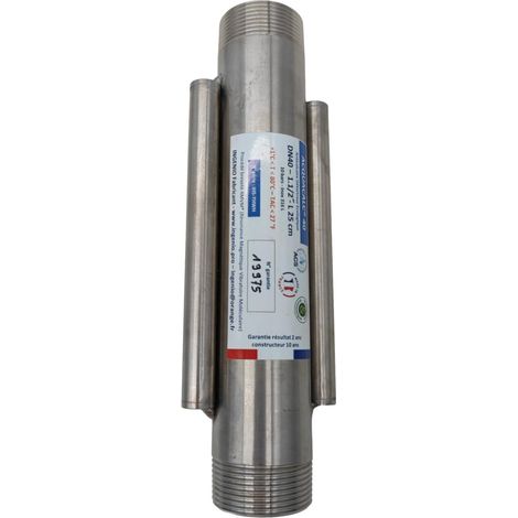 Toodo – Filtre anticalcaire vortex Acquacalc.40 – Système RMVM© – 1"1/2 – Écologique et sans entretien – Améliore goût et odeur de l'eau (1/5)
