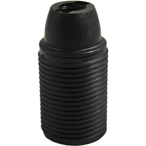 50 x PORTALAMPADA NERO E14 FILETTATO