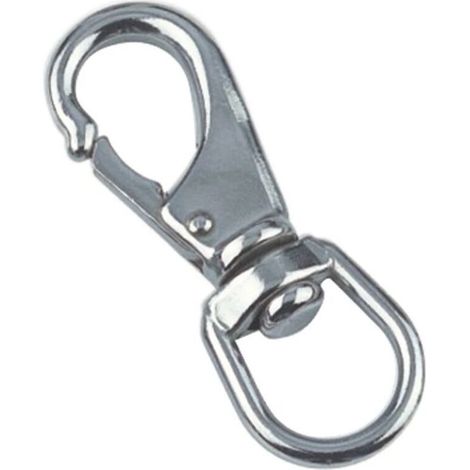 Mousqueton émerillon inox A4 - 1 pc - 86 mm