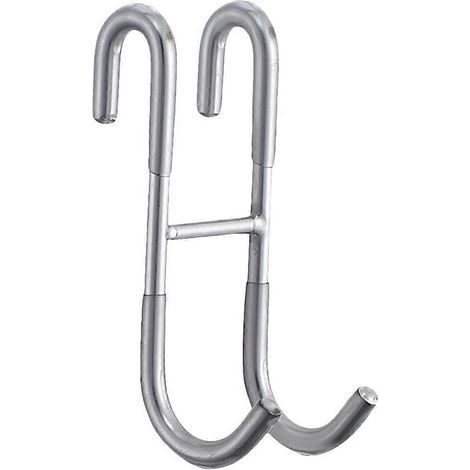Duschtürhaken, Handtuchhaken, Edelstahlhaken für Glasduschtüren – 12,00 x 7,50 x 5,00 cm – Silber (1/4)
