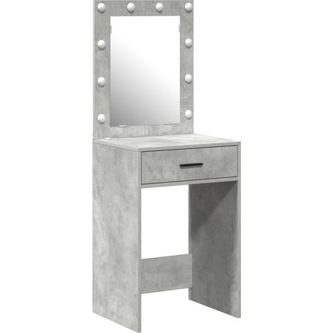 Coiffeuse,Table de maquillage Gris béton 50 x 41 x 135 cm Bois d'ingénierie CFW256745 (1/5)