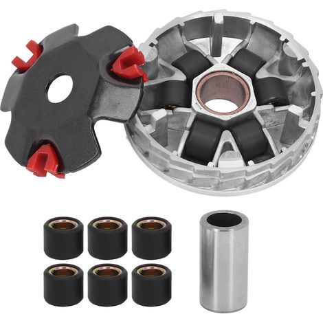 Kit Variateur Racing Haute Performance avec Dissipation Thermique pour Moteur GY6 50cc 139QMB, Pièce de Remplacement Robuste, Améliore l'Accélération et la Durée de Vie