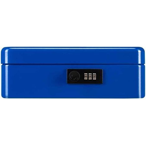 Caissette a monnaie - BURG WACHTER - Money Code 5025 Blue - Ouverture a code, acier bleu