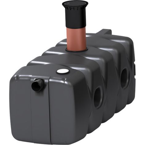 Roth Abwasser Sammelgrube Monobloc 900L inklusive Schacht DN200 und Deckel