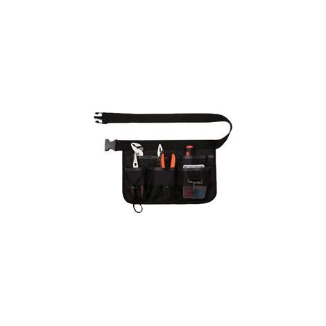 Ceinture à Outils de Jardin, Sac à Ceinture d'Outils Réglable, Ceinture Porte Outil, 7 Pochettes, Tissu Oxford 600D(Noir) (1/5)