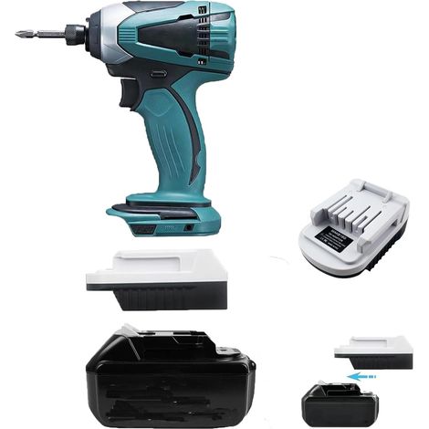 Adaptateur de batterie pour batterie au lithium Makita 18 V LXT convertit pour les outils électriques Makita G Series BL1813G,BL1815G,BL1820G (1/5)