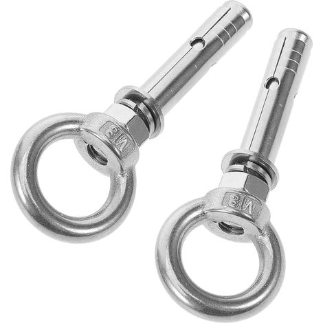 à œillet M8 en acier inoxydable lot de 2 pour suspendre (1/5)