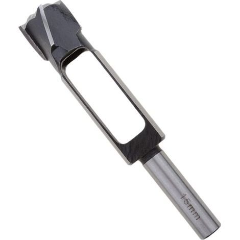 Fresa per tasselli in legno, punta da trapano per tenone Ø 15 mm per lavorazione del legno, fresa per tasselli in legno, punta da trapano per tenone in acciaio al carbonio, fresa per tasselli in legno (1/5)