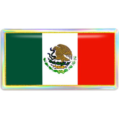 3D Sticker Bandiera Messico