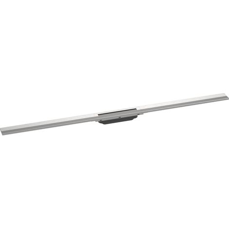 Caniveau de douche linéaire 1200 mm, Siphon de sol découpable pour montage libre, Acier inoxydable brossé (1/4)