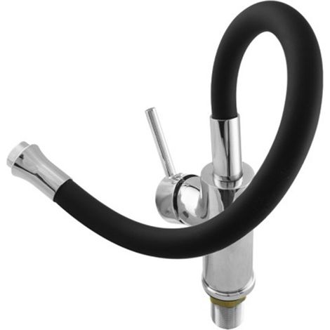 Monomando Fregadero Flexi-Tubo Genil - Negro, GENIL (1/5)