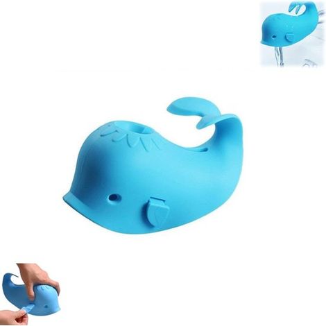 Stück Wasserhahnschutz Badewannenarmaturschutz Badewannenarmaturabdeckung Sicherheitsabdeckung für Badewannenarmatur Blauwal-Schutz für Geeignet (1/5)