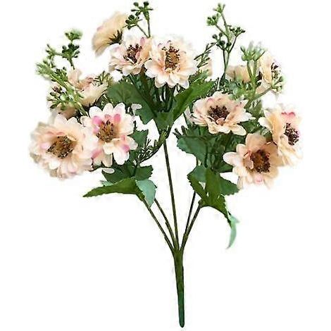 fleur artificielle marguerite pour jardin, décoration DIY pour scène, fête, maison, mariage, festivalrose clair (1/5)